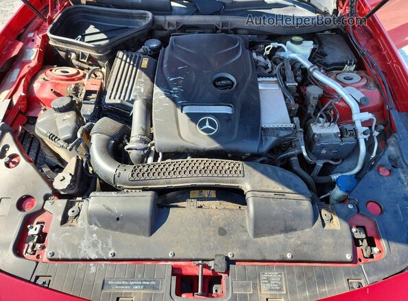 WDDPK3JA7GF115564 2016 MERCEDES-BENZ SLK Red Rear interior view