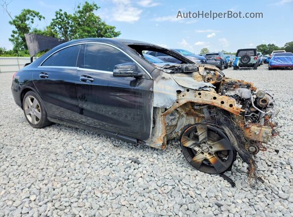 WDDSJ4EB0GN322213 2016 MERCEDES-BENZ CLA-CLASS Черный Передняя правая четверть