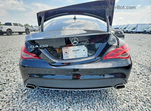 WDDSJ4EB0GN322213 2016 MERCEDES-BENZ CLA-CLASS Черный Вид сзади