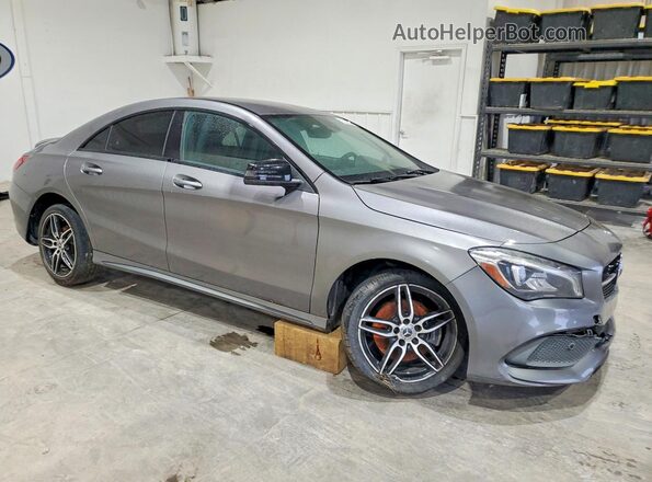 WDDSJ4EB0JN608344 2018 MERCEDES-BENZ CLA-CLASS Silver Передня права чверть