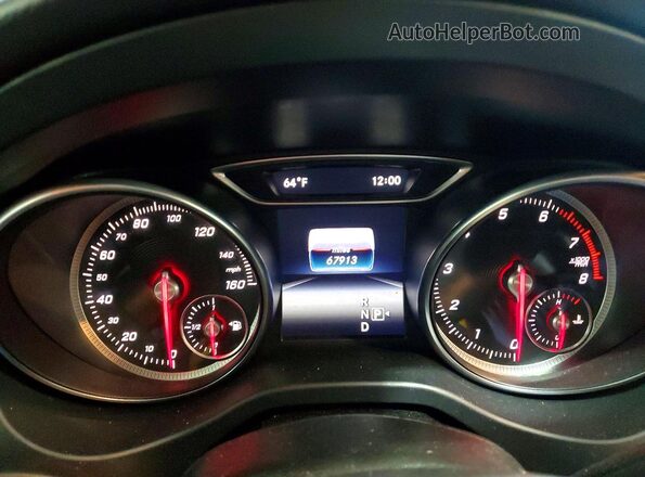 WDDSJ4EB0JN608344 2018 MERCEDES-BENZ CLA-CLASS Silver Вид щитка приладів