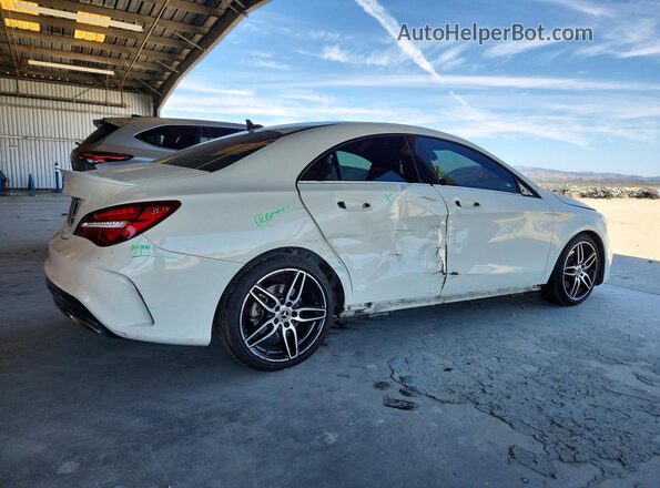 WDDSJ4EB2JN549281 2018 MERCEDES-BENZ CLA-CLASS Белый Задняя правая четверть