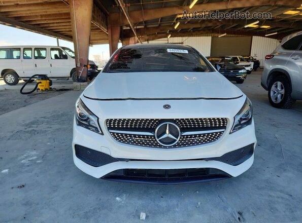 WDDSJ4EB2JN549281 2018 MERCEDES-BENZ CLA-CLASS Белый Вид спереди