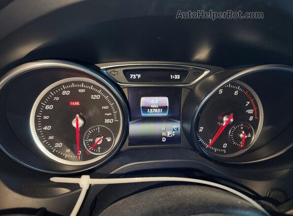 WDDSJ4EB2JN549281 2018 MERCEDES-BENZ CLA-CLASS Белый Вид щитка приборов