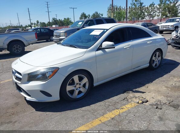 WDDSJ4EB4HN467661 2017 MERCEDES-BENZ CLA 250 Белый Передняя левая четверть