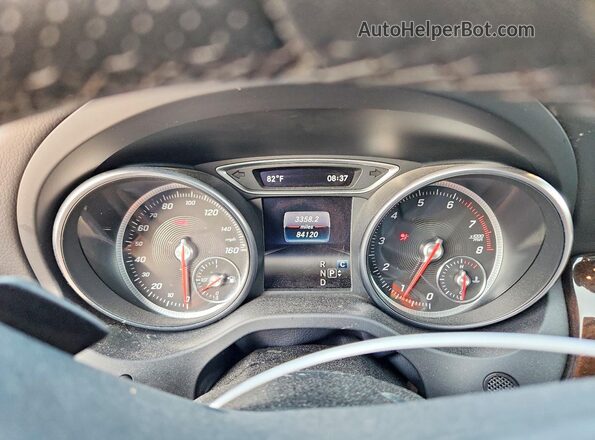 WDDSJ4EB4JN530893 2018 MERCEDES-BENZ CLA-CLASS Красный Вид щитка приборов