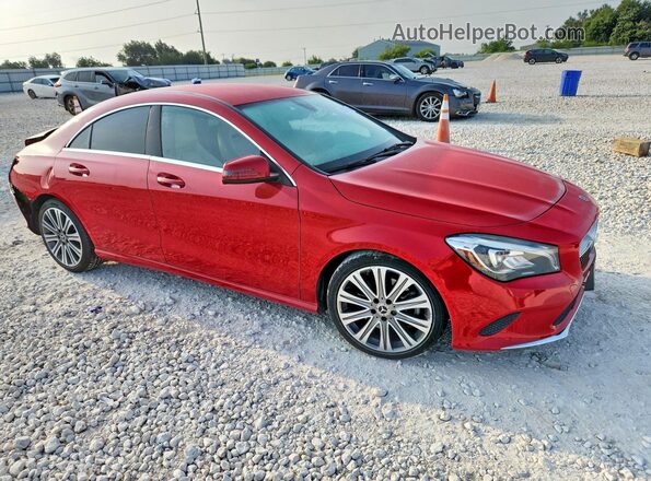 WDDSJ4EB4JN530893 2018 MERCEDES-BENZ CLA-CLASS Красный Передняя правая четверть