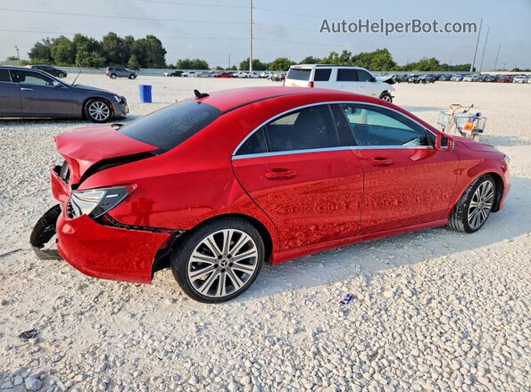 WDDSJ4EB4JN530893 2018 MERCEDES-BENZ CLA-CLASS Красный Задняя правая четверть