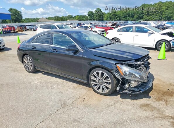 WDDSJ4EB4JN679241 2018 MERCEDES-BENZ CLA-CLASS Black Delantero derecho