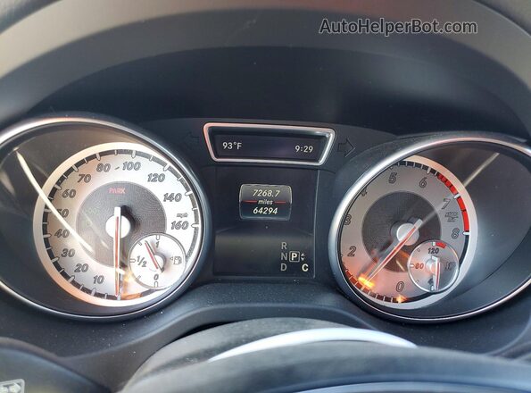 WDDSJ4EB5GN381595 2016 MERCEDES-BENZ CLA-CLASS Black Vista del cuadro de instrumentos