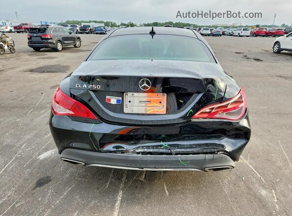 WDDSJ4EB5JN568195 2018 MERCEDES-BENZ CLA-CLASS Черный Вид сзади