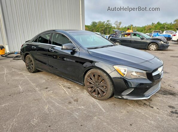 WDDSJ4EB5JN568195 2018 MERCEDES-BENZ CLA-CLASS Черный Передняя правая четверть