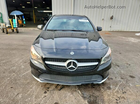 WDDSJ4EB5JN568195 2018 MERCEDES-BENZ CLA-CLASS Черный Вид спереди