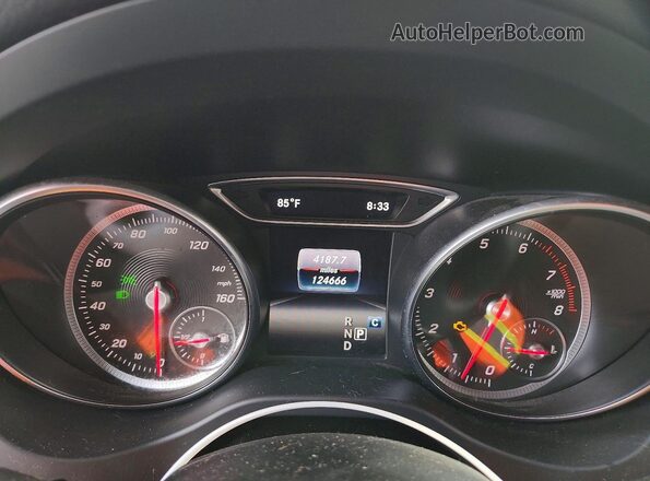 WDDSJ4EB5JN568195 2018 MERCEDES-BENZ CLA-CLASS Черный Вид щитка приборов