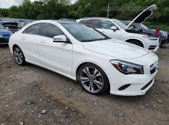 WDDSJ4EB5KN735060 2019 MERCEDES-BENZ CLA-CLASS White Delantero derecho