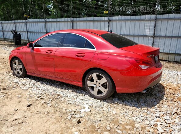 WDDSJ4EB6GN312902 2016 MERCEDES-BENZ CLA-CLASS Red Задня ліва чверть