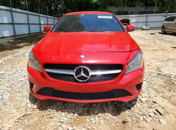 WDDSJ4EB6GN312902 2016 MERCEDES-BENZ CLA-CLASS Red Вид спереду