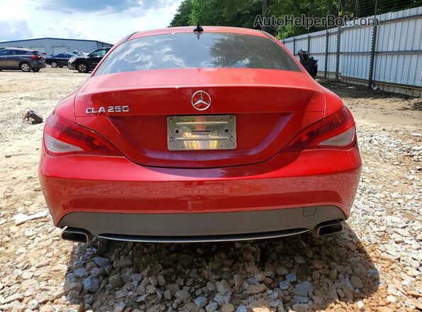 WDDSJ4EB6GN312902 2016 MERCEDES-BENZ CLA-CLASS Red Вид ззаду