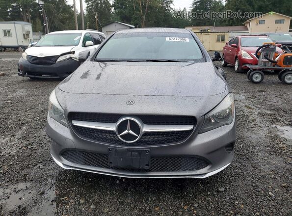 WDDSJ4EB7JN695112 2018 MERCEDES-BENZ CLA-CLASS Серый Вид спереди