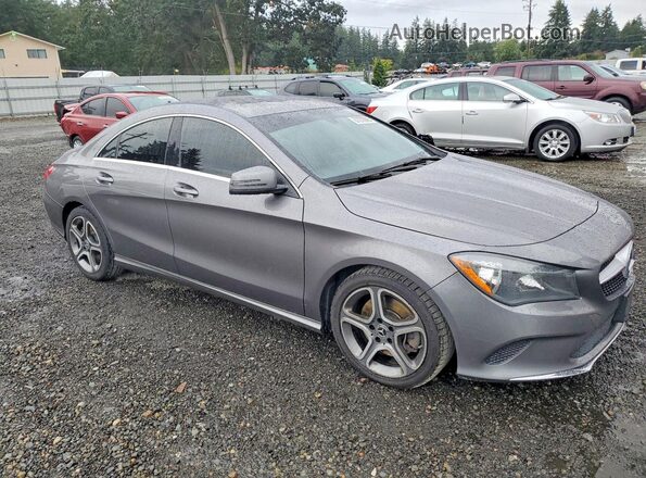 WDDSJ4EB7JN695112 2018 MERCEDES-BENZ CLA-CLASS Серый Передняя правая четверть