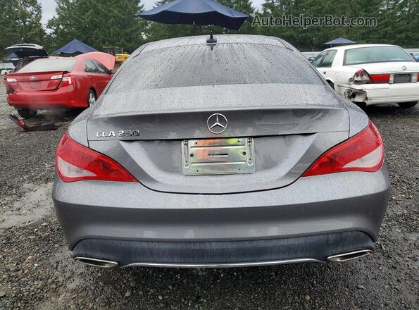 WDDSJ4EB7JN695112 2018 MERCEDES-BENZ CLA-CLASS Серый Вид сзади