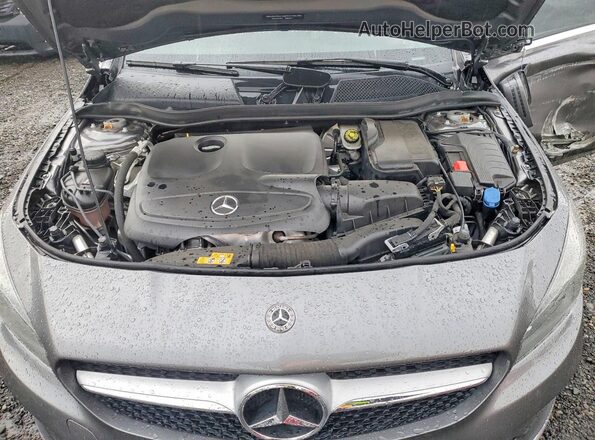 WDDSJ4EB7JN695112 2018 MERCEDES-BENZ CLA-CLASS Серый Вид задней части салона