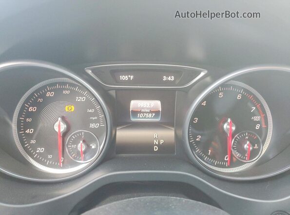 WDDSJ4EB7KN728143 2019 MERCEDES-BENZ CLA-CLASS Black Вид щитка приладів