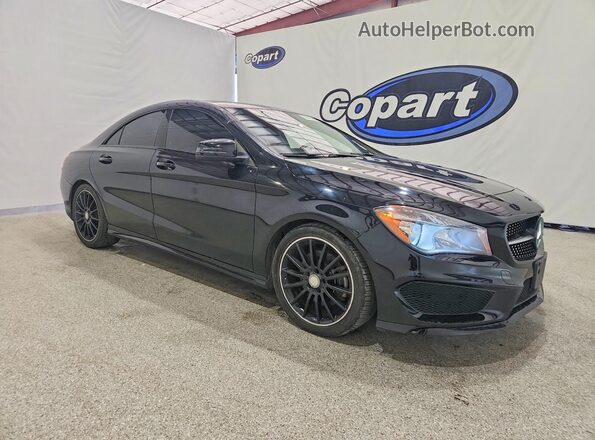 WDDSJ4EB9GN385245 2016 MERCEDES-BENZ CLA-CLASS Black Передня права чверть