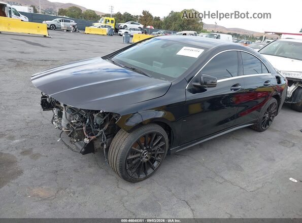 WDDSJ4EB9HN454484 2017 MERCEDES-BENZ CLA 250 Black წინა მარცხენა ხედი სამი მეოთხედიდან