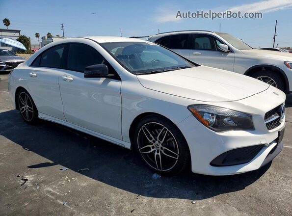 WDDSJ4EBXKN738410 2019 MERCEDES-BENZ CLA-CLASS Белый Передняя правая четверть