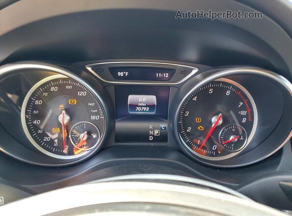 WDDSJ4EBXKN738410 2019 MERCEDES-BENZ CLA-CLASS Белый Вид щитка приборов