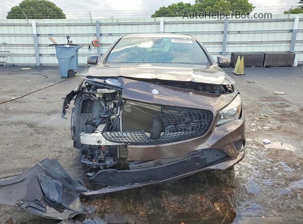 WDDSJ4GB4GN296700 2016 MERCEDES-BENZ CLA-CLASS Коричневый Вид спереди