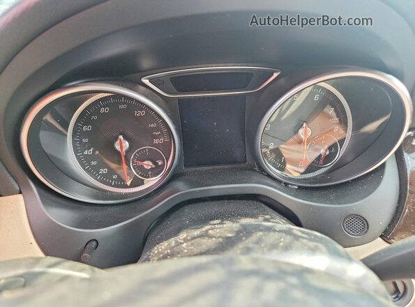 WDDSJ4GB7HN439754 2017 MERCEDES-BENZ CLA-CLASS Коричневый Вид щитка приборов