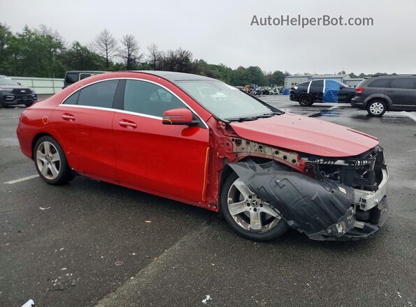 WDDSJ4GB7KN725367 2019 MERCEDES-BENZ CLA-CLASS Red Przód prawy