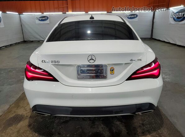 WDDSJ4GBXKN748769 2019 MERCEDES-BENZ CLA-CLASS White Vista trasera