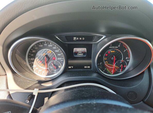 WDDSJ5CBXJN589164 2018 MERCEDES-BENZ CLA-CLASS White ხელსაწყოთა პანელის ხედი