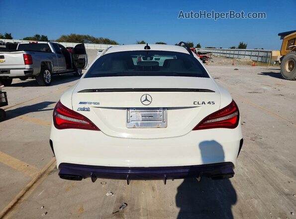 WDDSJ5CBXJN589164 2018 MERCEDES-BENZ CLA-CLASS White უკანა ხედი