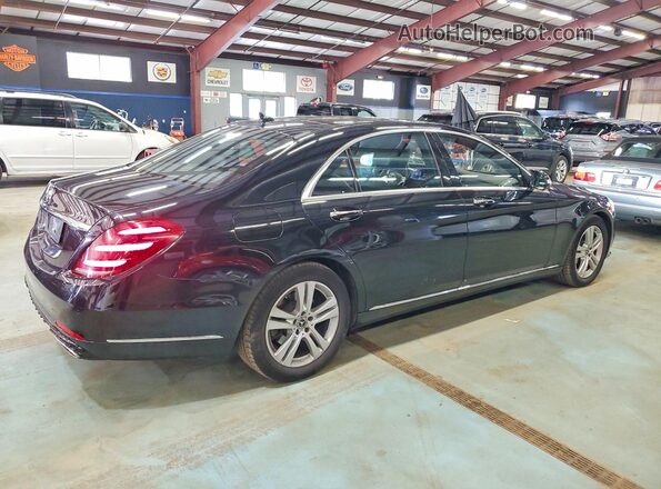 WDDUG6EBXJA347279 2018 MERCEDES-BENZ S Black Задня права чверть