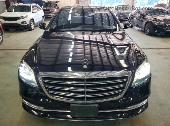 WDDUG6EBXJA347279 2018 MERCEDES-BENZ S Black Вид спереду