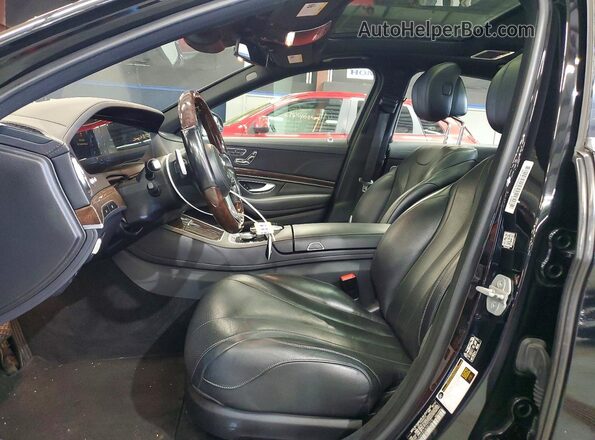WDDUG6EBXJA347279 2018 MERCEDES-BENZ S Black Вид салону спереду