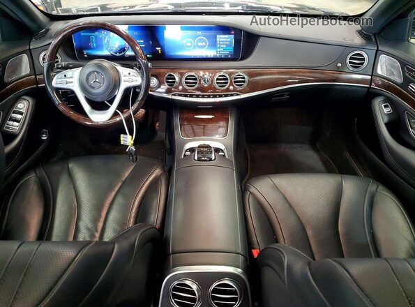 WDDUG6EBXJA347279 2018 MERCEDES-BENZ S Black Вид панелі приладів