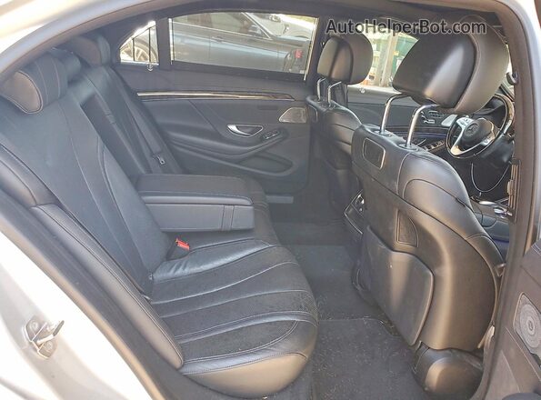 WDDUG6GB4KA453001 2019 MERCEDES-BENZ S Silver Widok tylnych siedzeń