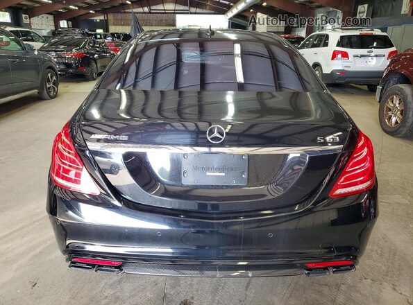 WDDUG7JBXHA286408 2017 MERCEDES-BENZ S Black Вид ззаду