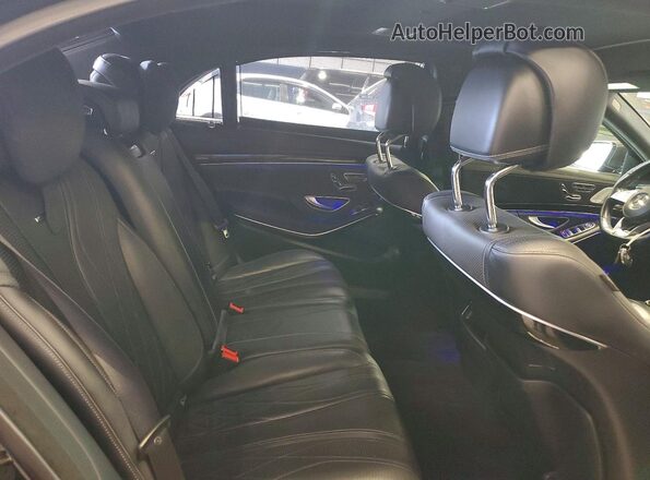 WDDUG7JBXHA286408 2017 MERCEDES-BENZ S Black Вид задніх сидінь