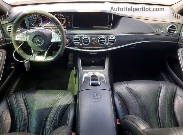 WDDUG7JBXHA291348 2017 MERCEDES-BENZ S Black Widok deski rozdzielczej