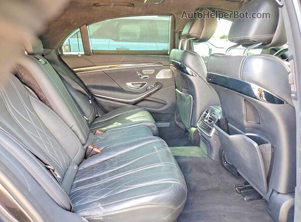 WDDUG7JBXHA291348 2017 MERCEDES-BENZ S Black Widok tylnych siedzeń