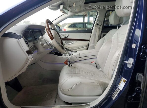 WDDUG8CB0HA305857 2017 MERCEDES-BENZ S Blue Vista interior delantera