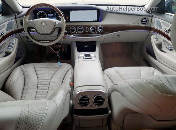 WDDUG8CB0HA305857 2017 MERCEDES-BENZ S Blue Vista del salpicadero