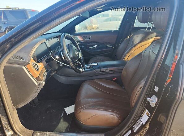 WDDUG8CB8HA313057 2017 MERCEDES-BENZ S Black Vista interior delantera