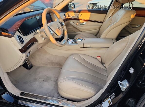 WDDUG8CB8HA337293 2017 MERCEDES-BENZ S Black Vista interior delantera